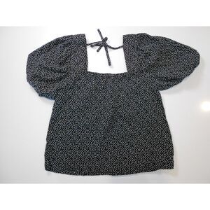 NAKD Open Back Square Polka Dot Top Women's Size 34 / XS